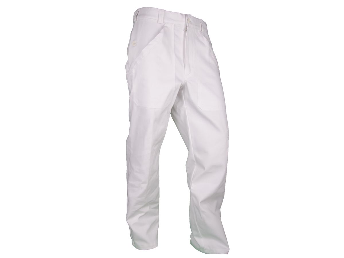 Bundhose Classicline Baumwolle weiss