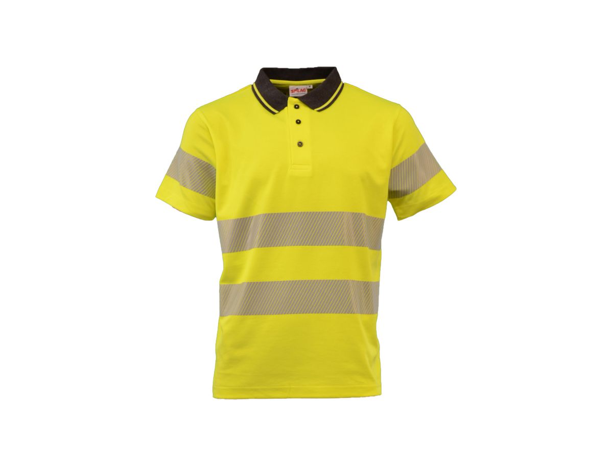 Warn-Poloshirt Bio-Cotton EN 20471 Leuchtgelb
