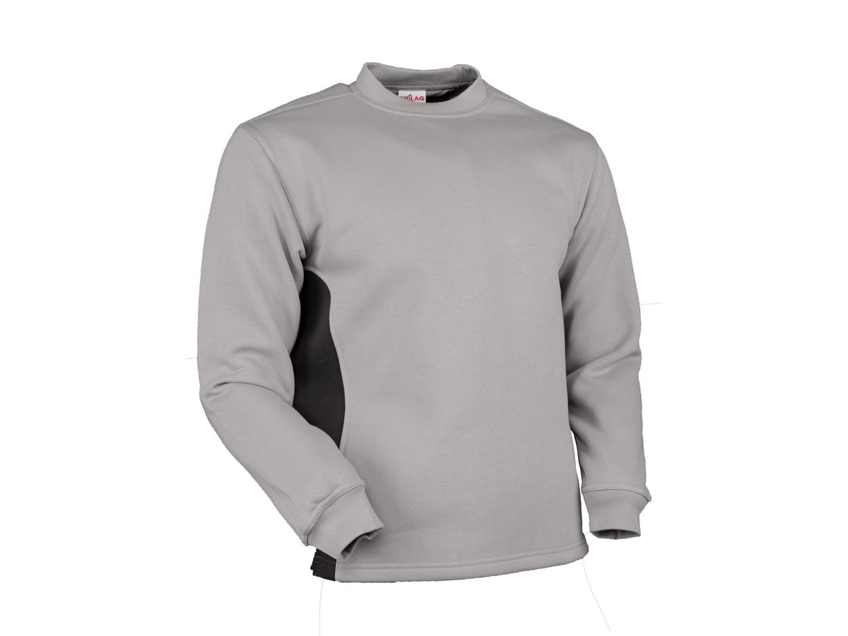 Sweatshirt Swissline silber/lava, 65% BW, 35% PES