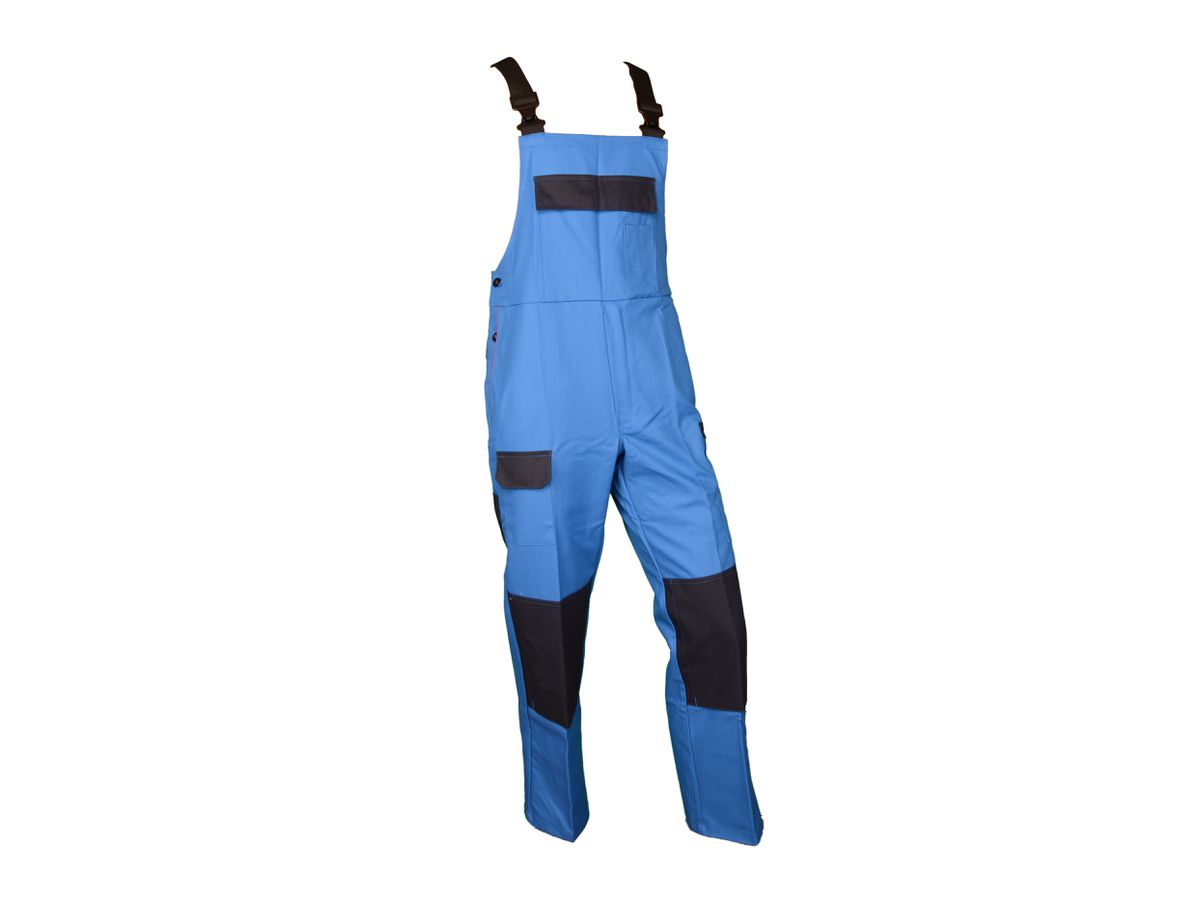 Multi-4 dungaree w. knee pocket TecasafePlus XL9300, royal/navy