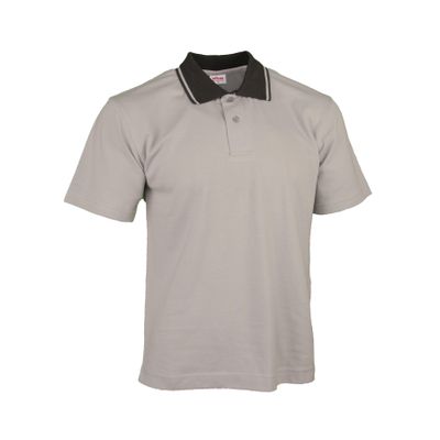 Polo-Shirt Swissline hellgrau/anthrazit