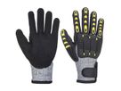 Handschuh Schnittfest-Stossschutz grau/schwarz