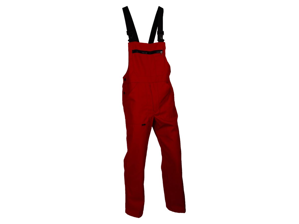 Latzhose Classicline Diamant rot