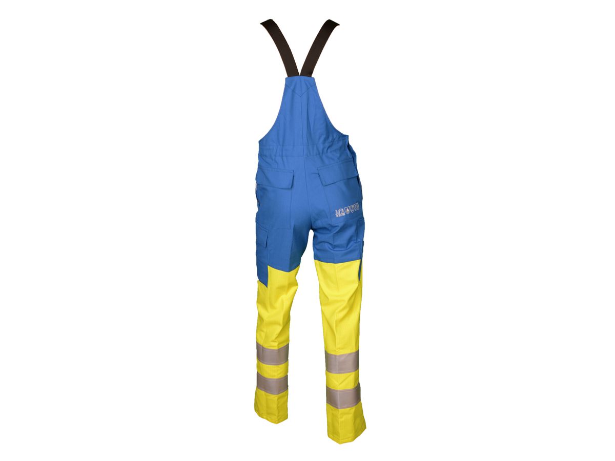 HiVis-dungarees Beta Multifunction XL9300 royal(hiVis yellow