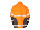 Warn-Softshelljacke Safetyline EN 20471 orange/grau