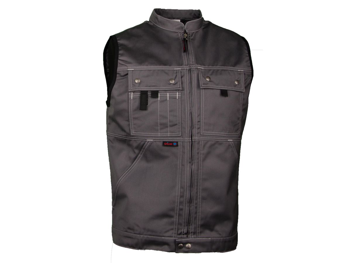 Gilet Swissline satin grigio scuro