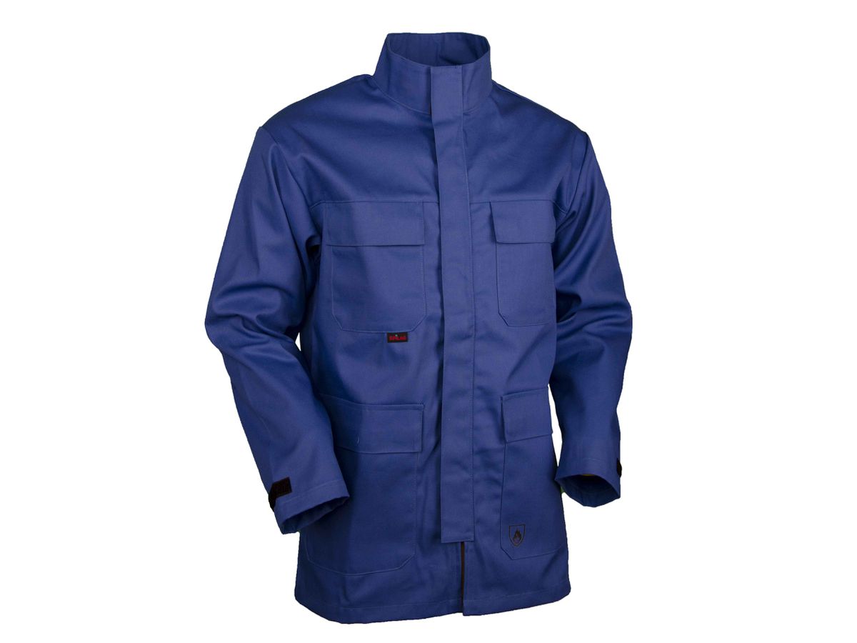 Jacke Schweisserschutz blau