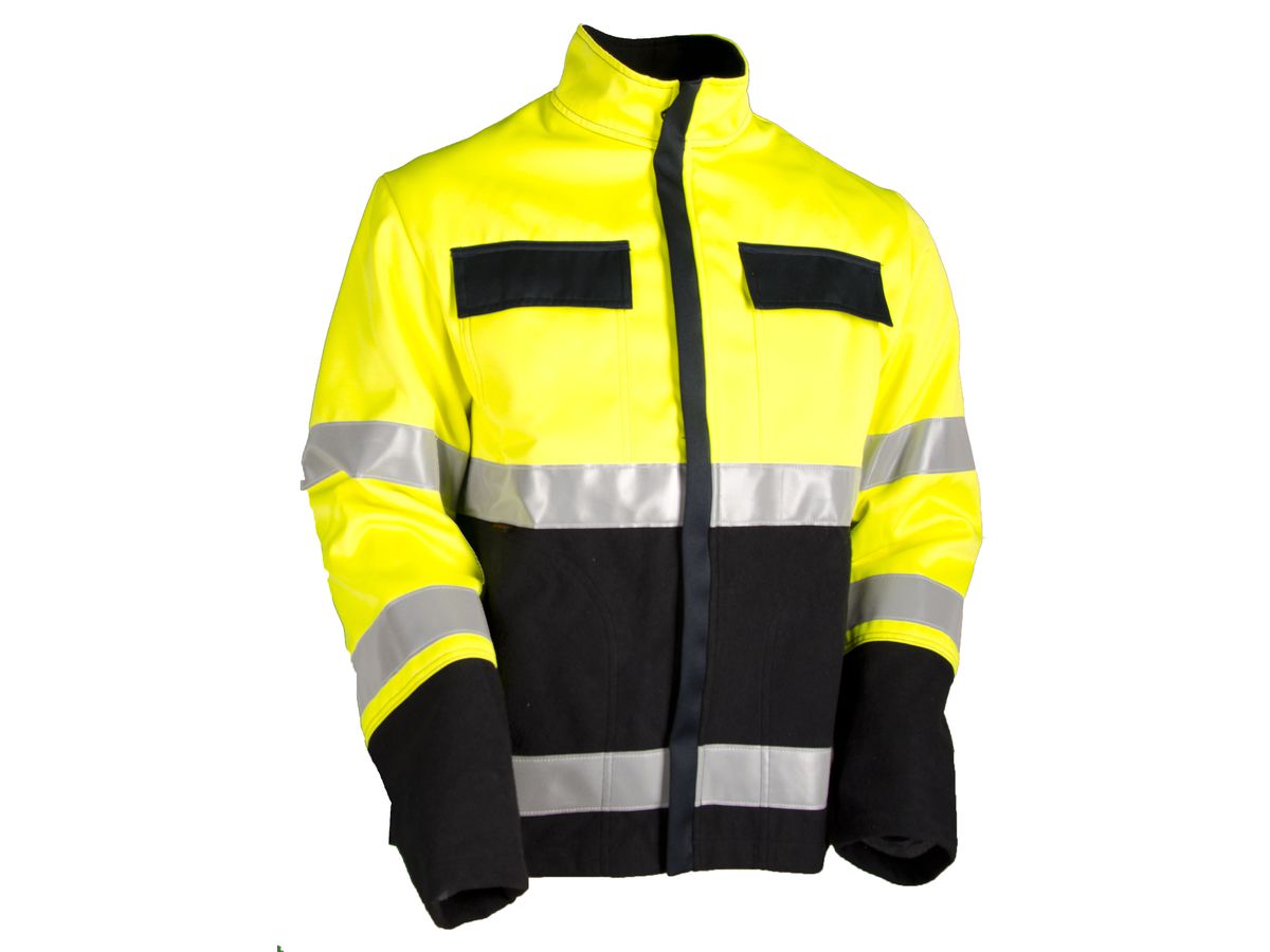 Warn-Fleecejacke Delta Multifunktion gelb/marine,