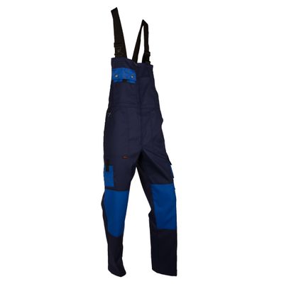 Latzhose Swissline Stretch dunkelblau/royalblau