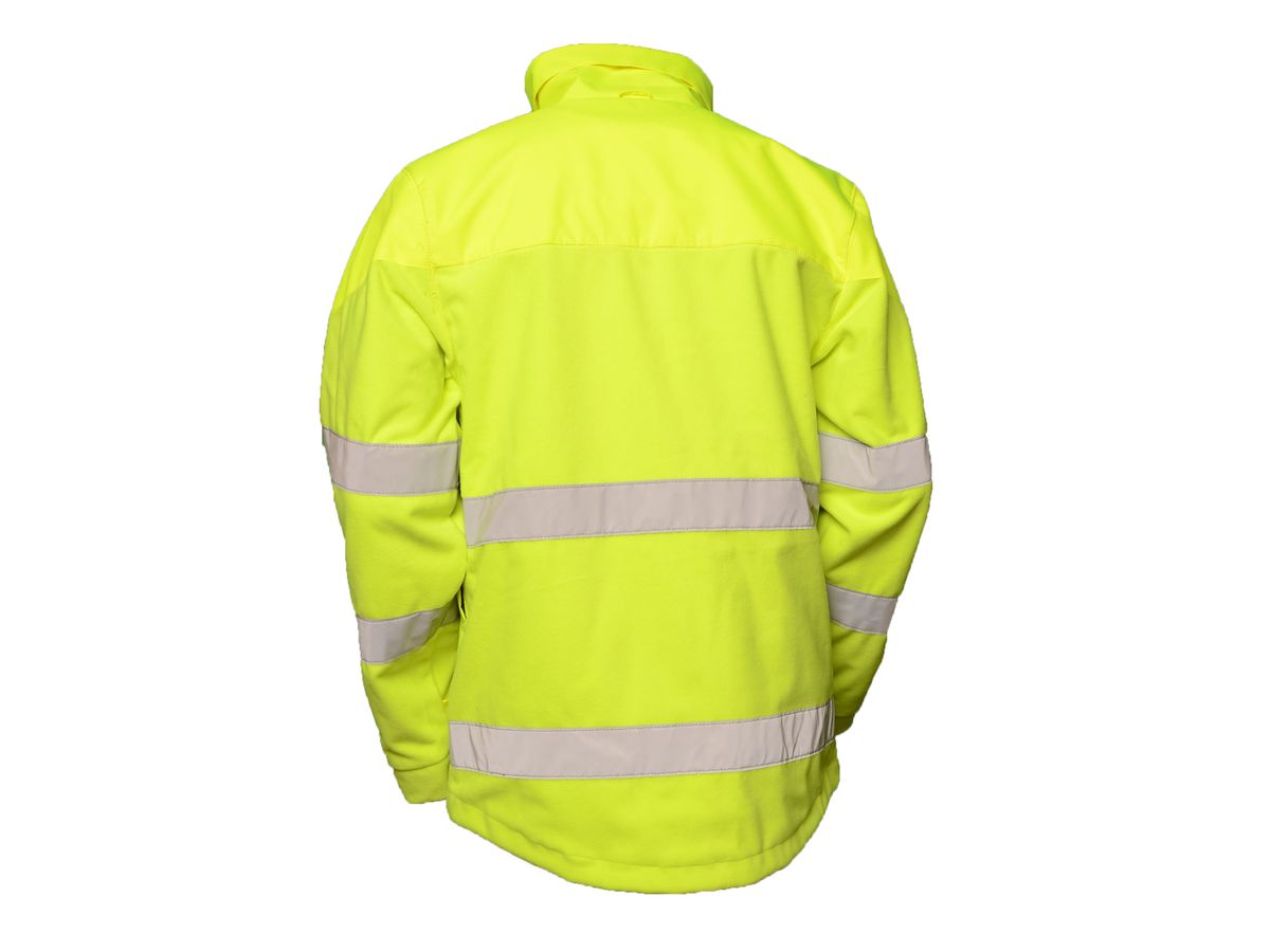 Fleecejacke EN 20471 leuchtgelb