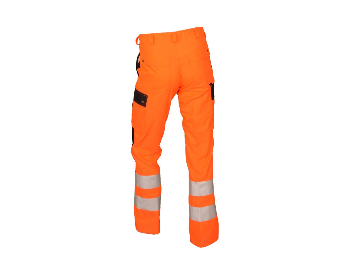 Warn-Bundhose Safetyline orange/schwarz