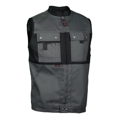 Gilet Swissline Stretch dunkelgrau/schwarz