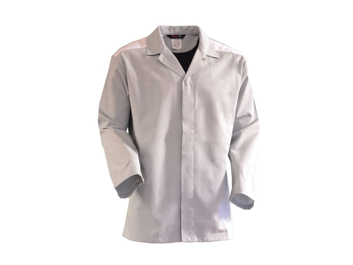 Jacke HACCP hellgrau/weiss