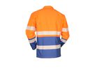 Warnjacke EN 20471 royal/orange