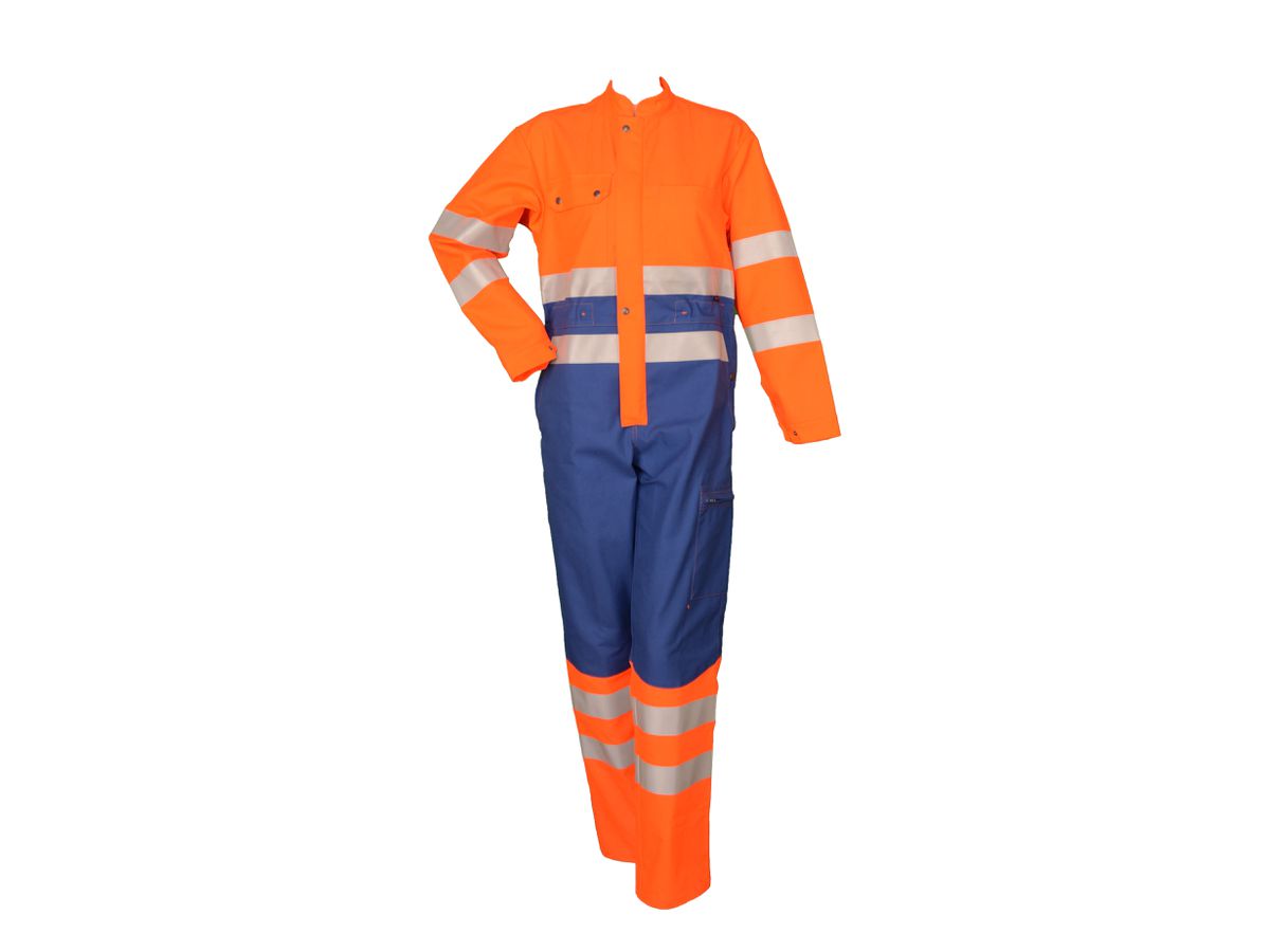 Warncombi Safetyline leuchtorange/royalblau