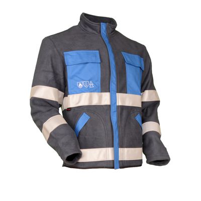 Fleecejacke Multifunktion blau