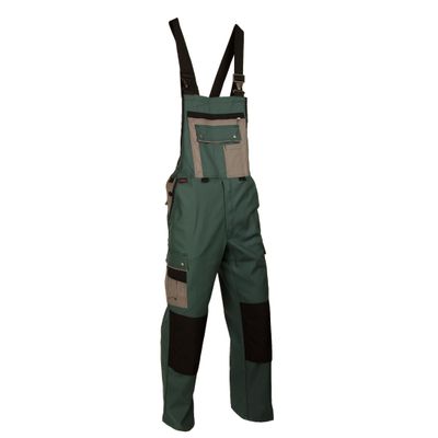 Salopette Powerline diamantstretch verde scuro