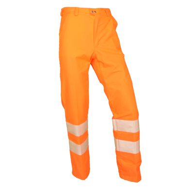 Warn-Bundhose leuchtorange