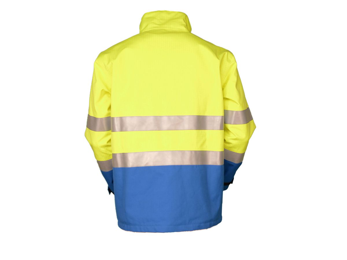 Multi-6 HiVis Regenjacke SIGMA, Textreme Protect gelb/royal