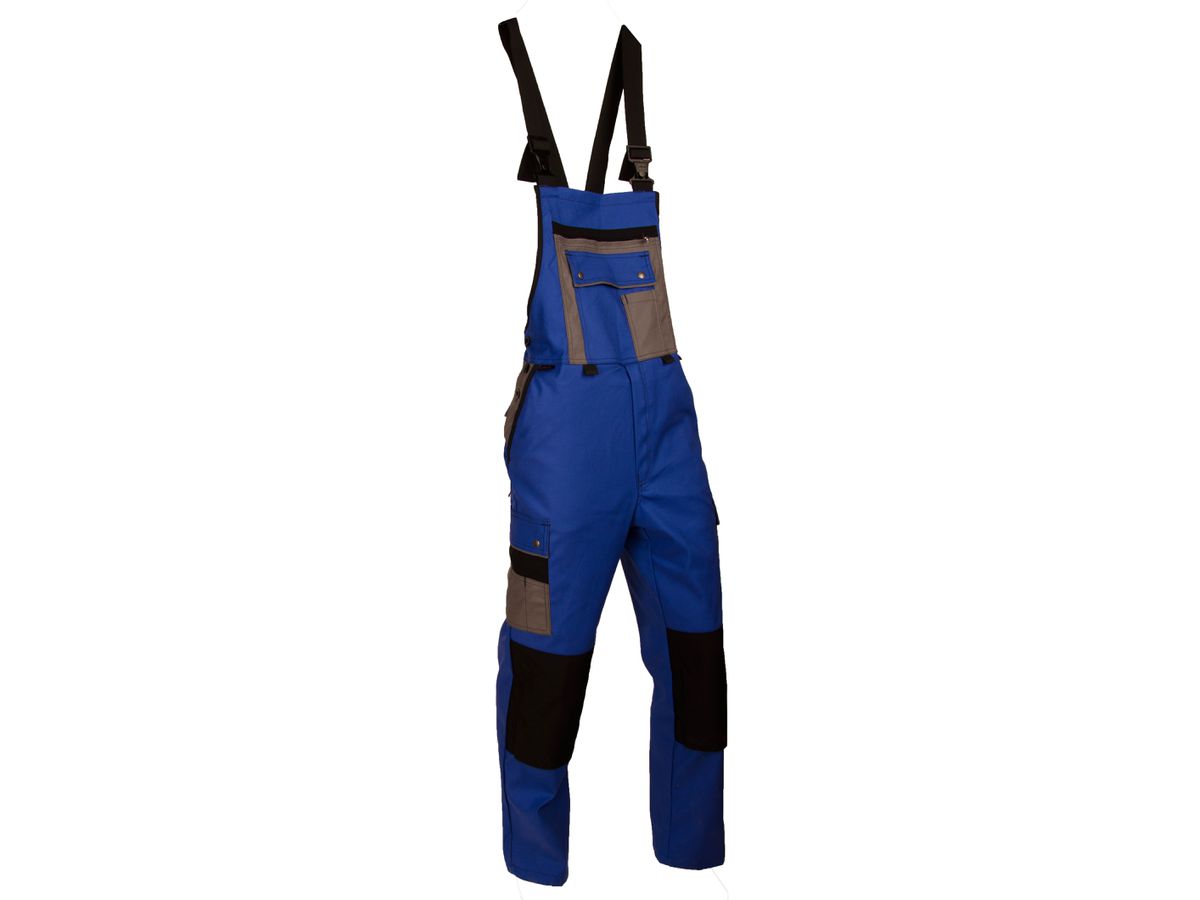 Latzhose Powerline Diamantstretch royalblau