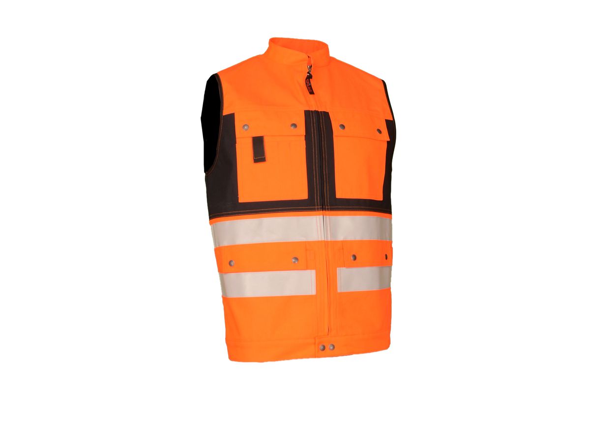 Warn-Gilet Safetyline SL orange/schwarz