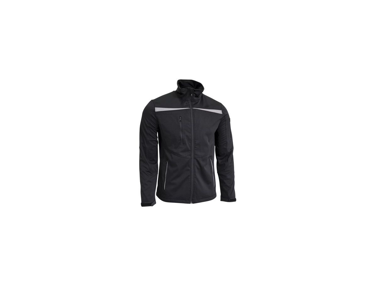 Softshelljacke leicht schwarz