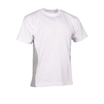 T-Shirt Swissline weiss/hellgrau