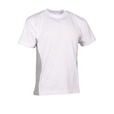 T-Shirt Swissline weiss/hellgrau