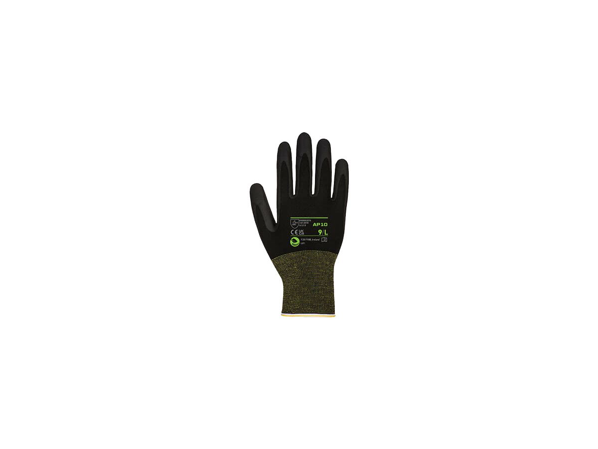 Gant Mousse Nitrile - Bambus noir NPR15 schwarz