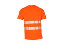 T-Shirt mit Reflextransfer, orange - 100% Baumwolle