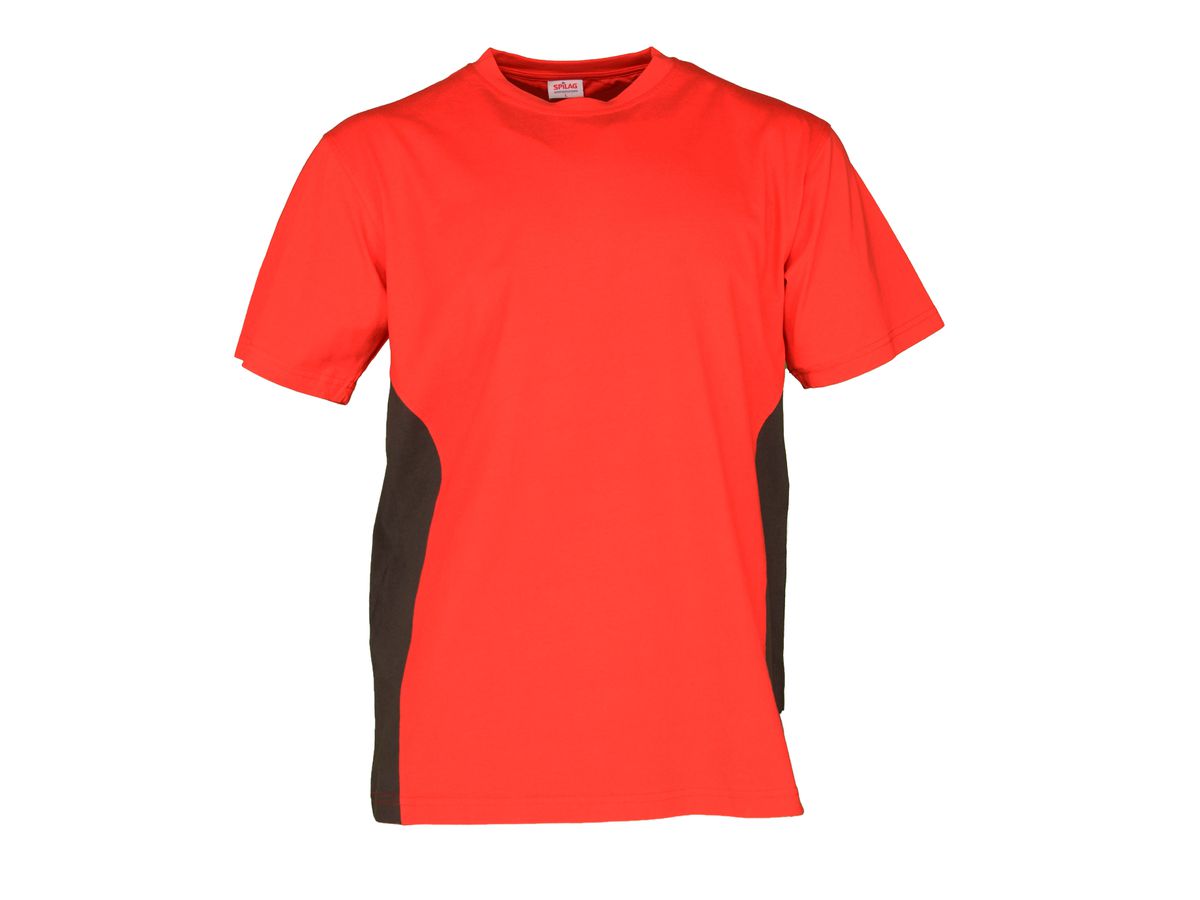 T-Shirt Swissline rot/anthrazit