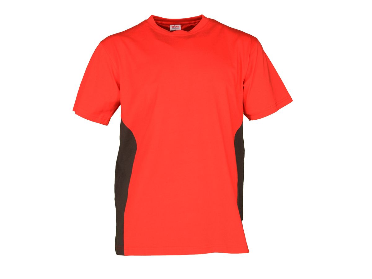 T-Shirt Swissline rosso/antracite