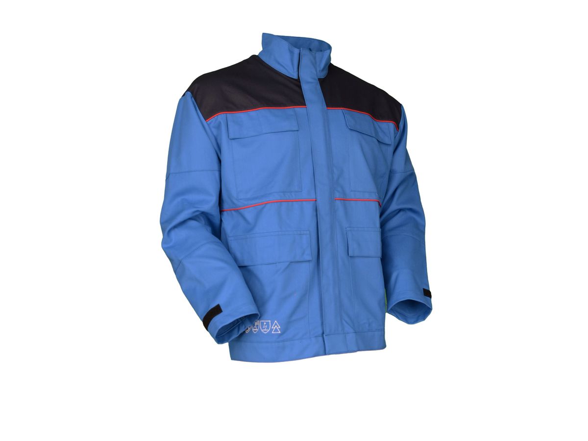 Multi 5 work jacket (welder's heat/flame protection), royal blue
