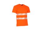 T-Shirt mit Reflextransfer, orange - 100% Baumwolle