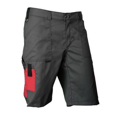 Bermudas Swissline Light-Stretch dunkelgrau/rot