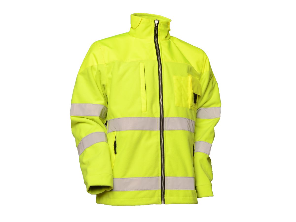 Fleecejacke EN 20471 leuchtgelb