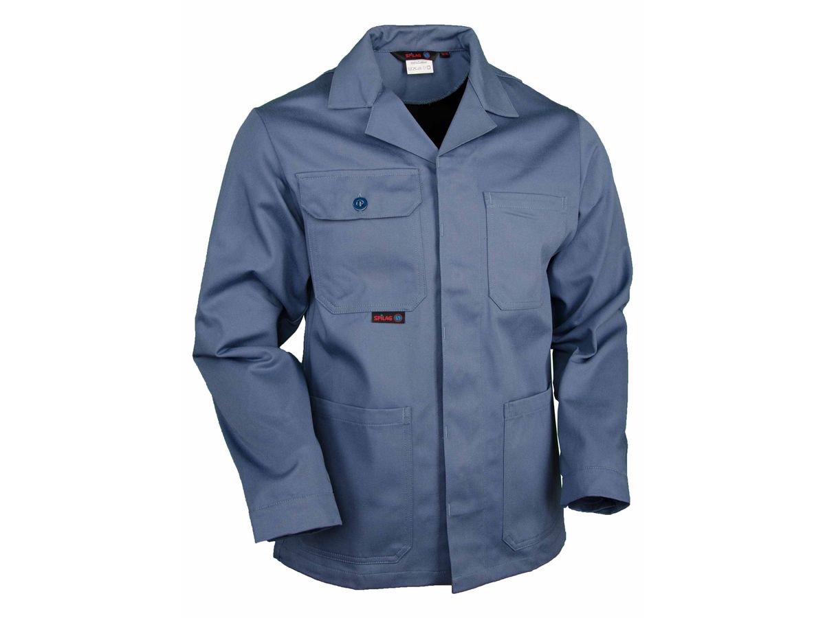 Giacca Classicline cottone grigio azzurro