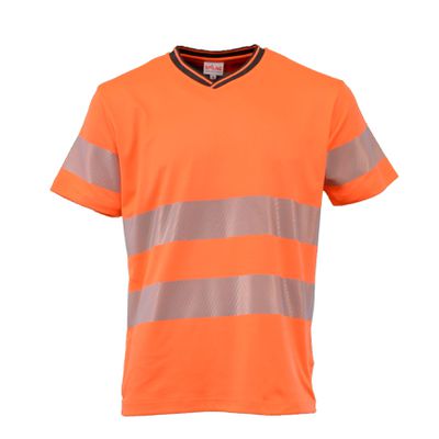 T-Shirt Bio alta visibilità Safetyline EN 20471 orange