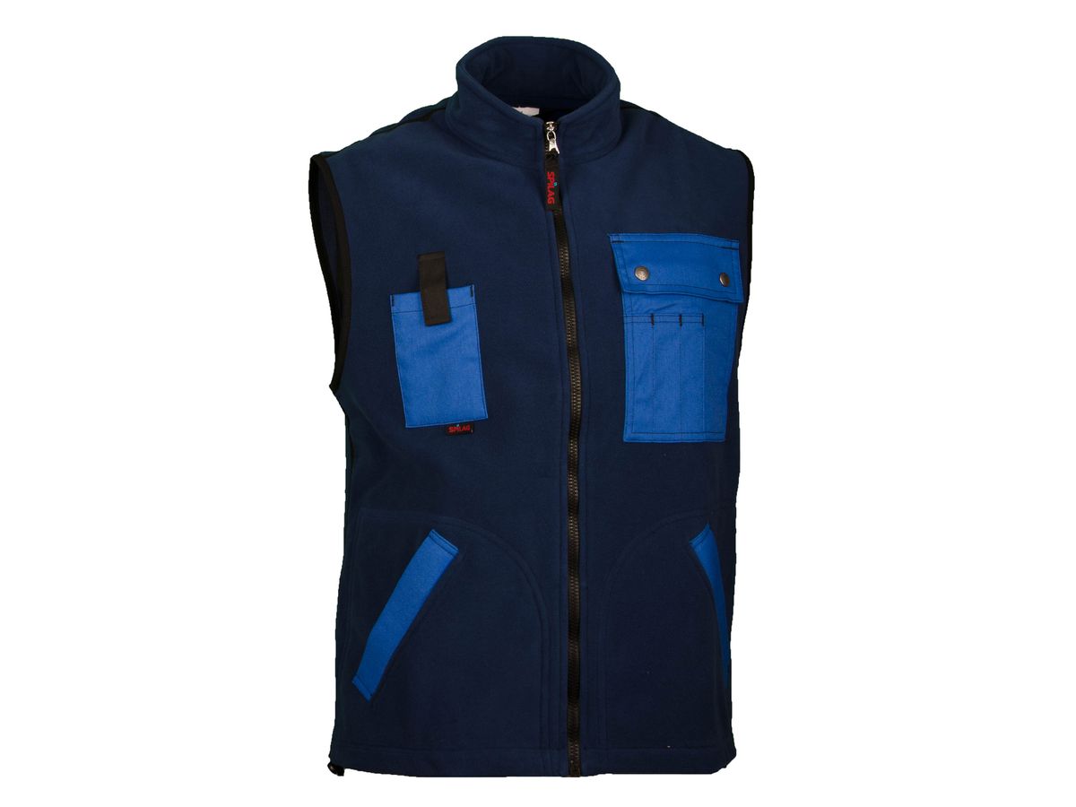 Fleece-Gilet Swissline dunkelblau/royalblau