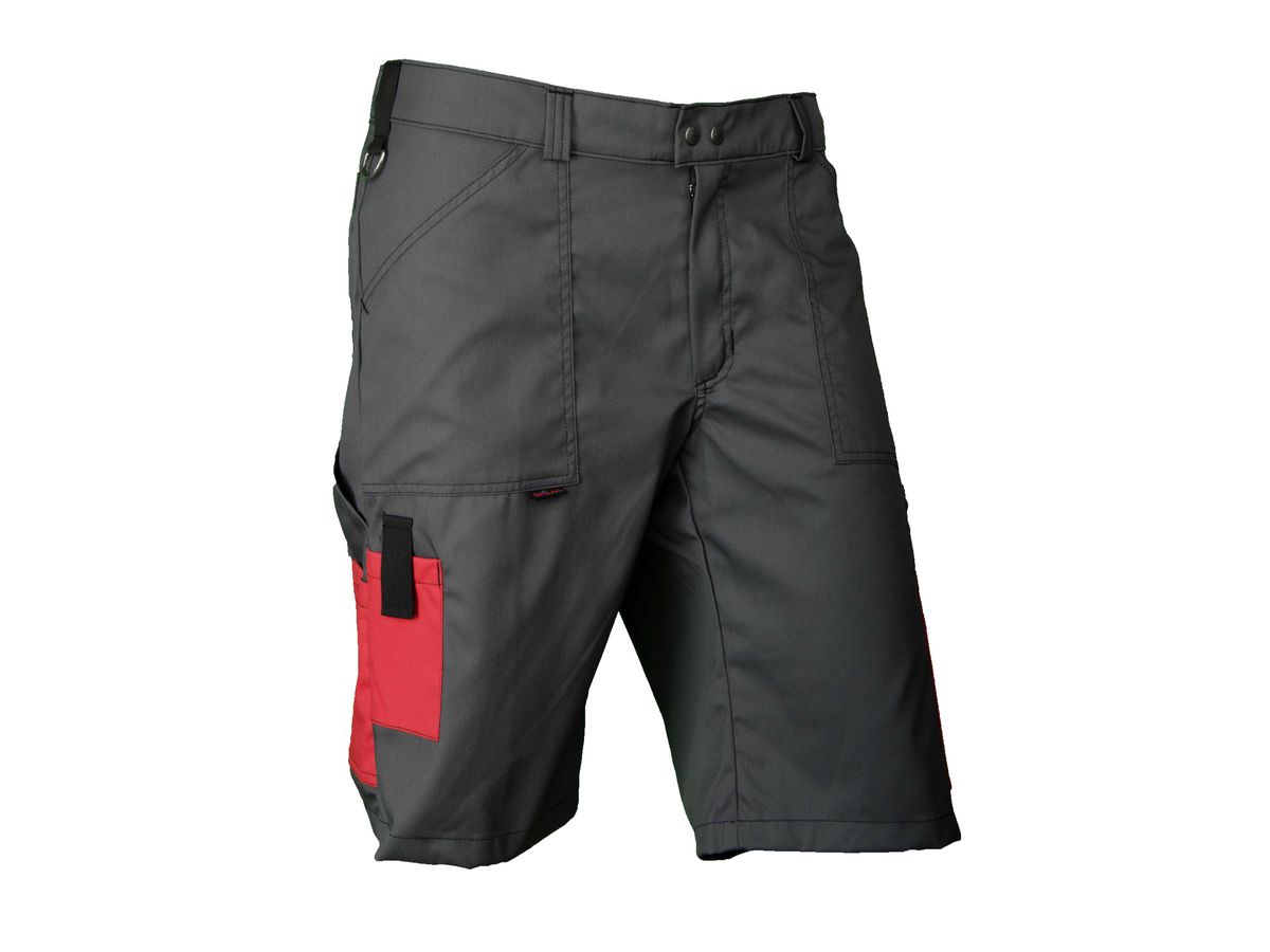 Bermudas Swissline Light-Stretch dunkelgrau/rot