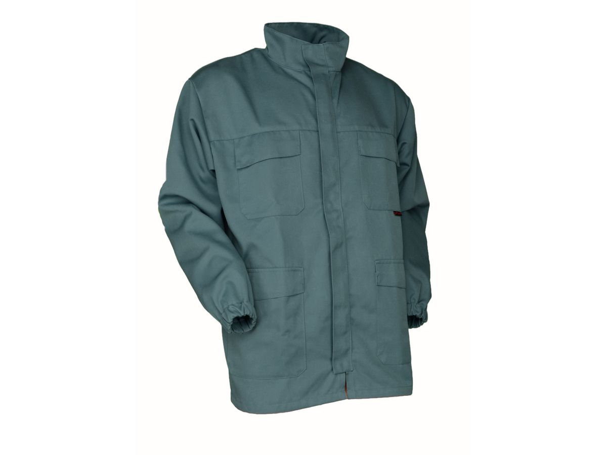 Jacke Chemikalienschutz petrolblau