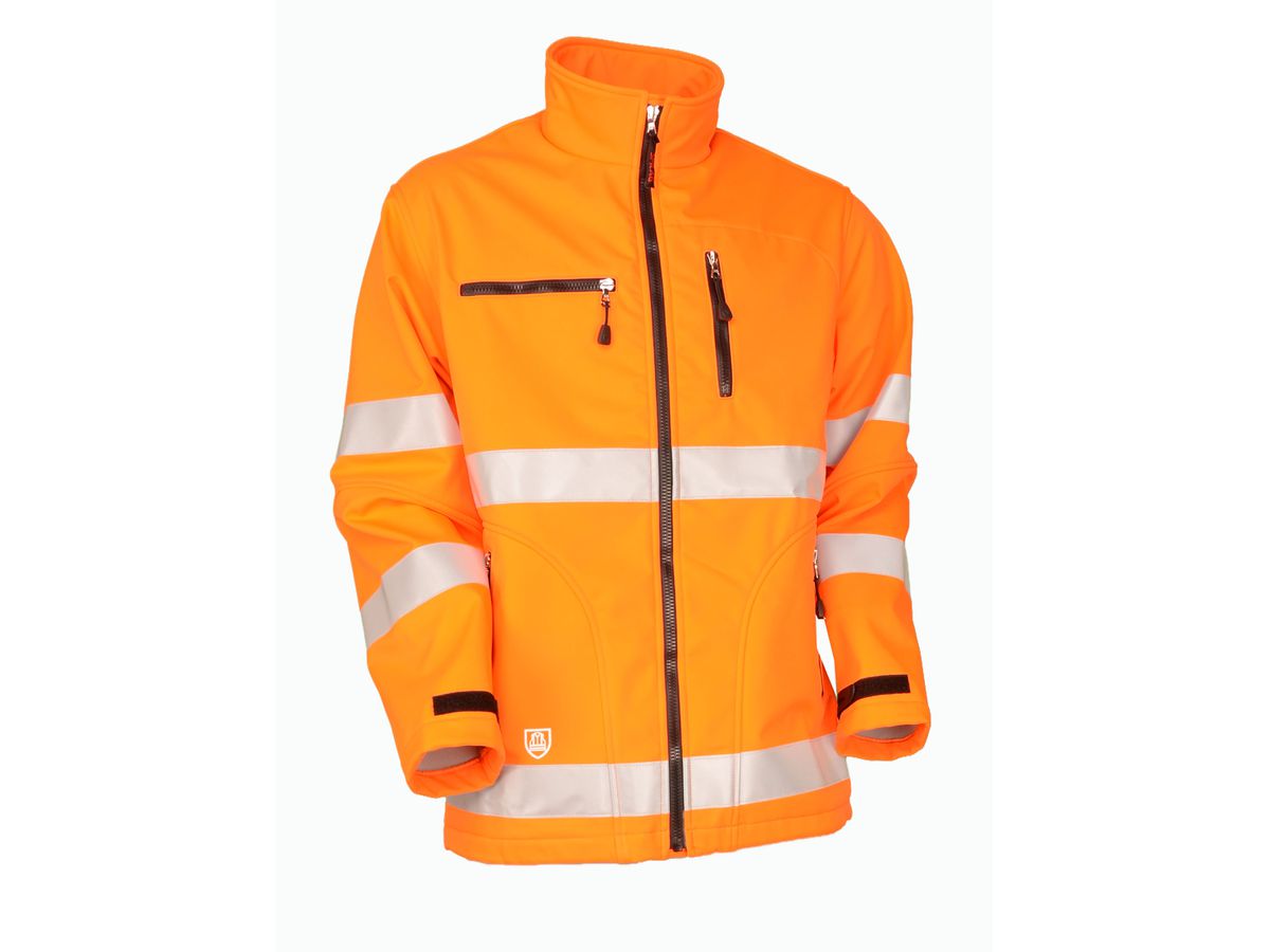 Warn-Softshelljacke Safetyline orange