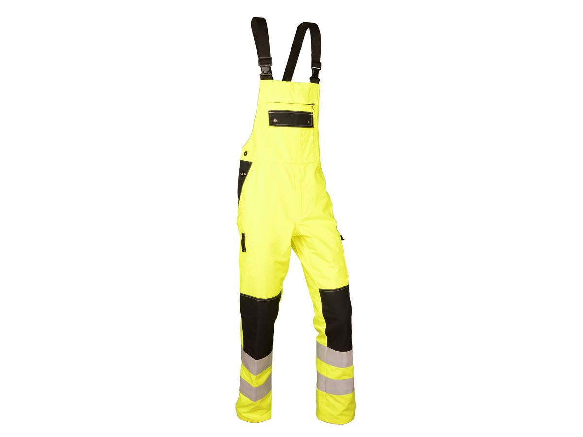 Warn-Latzhose Safetyline SL gelb/schwarz