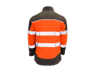 Warn-Softshell jacket, HiVi orange/grau - Saftey-Comfort