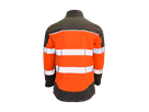 Softshell jacket, HiVi orange/grey - Saftey-Comfort