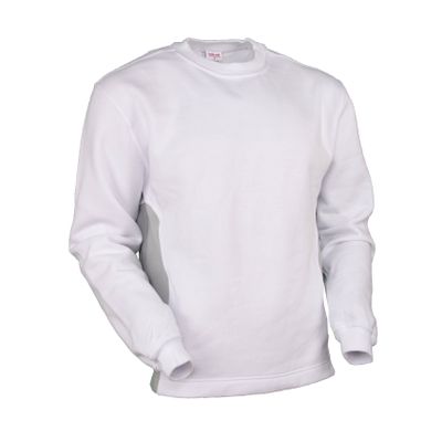 Sweat-Shirt Swissline weiss/hellgrau