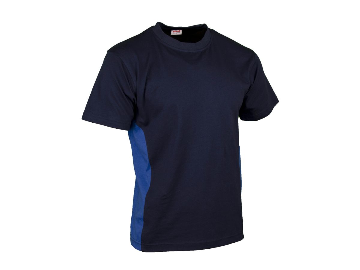 T-Shirt Swissline dunkelblau/royal, 100% Baumwolle