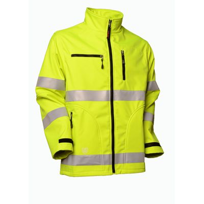 Warn-Softshelljacke Safetyline leuchtgelb