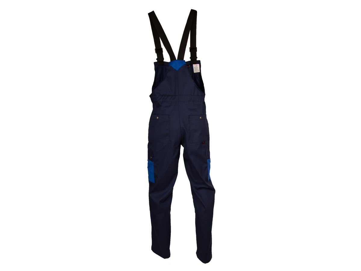 Latzhose Swissline Stretch dunkelblau/royalblau