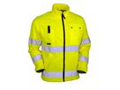 Warn-Fleecejacke Safetyline leuchtgelb, gesperrt